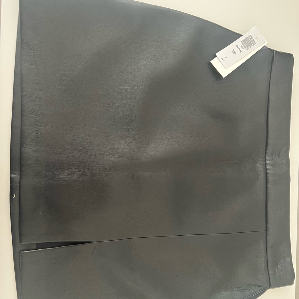 Leather Mini Skirt black